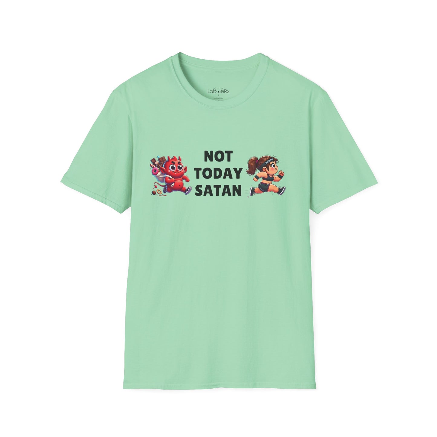 NOT TODAY SATAN (FEMALE) Male T-Shirt - Unisex