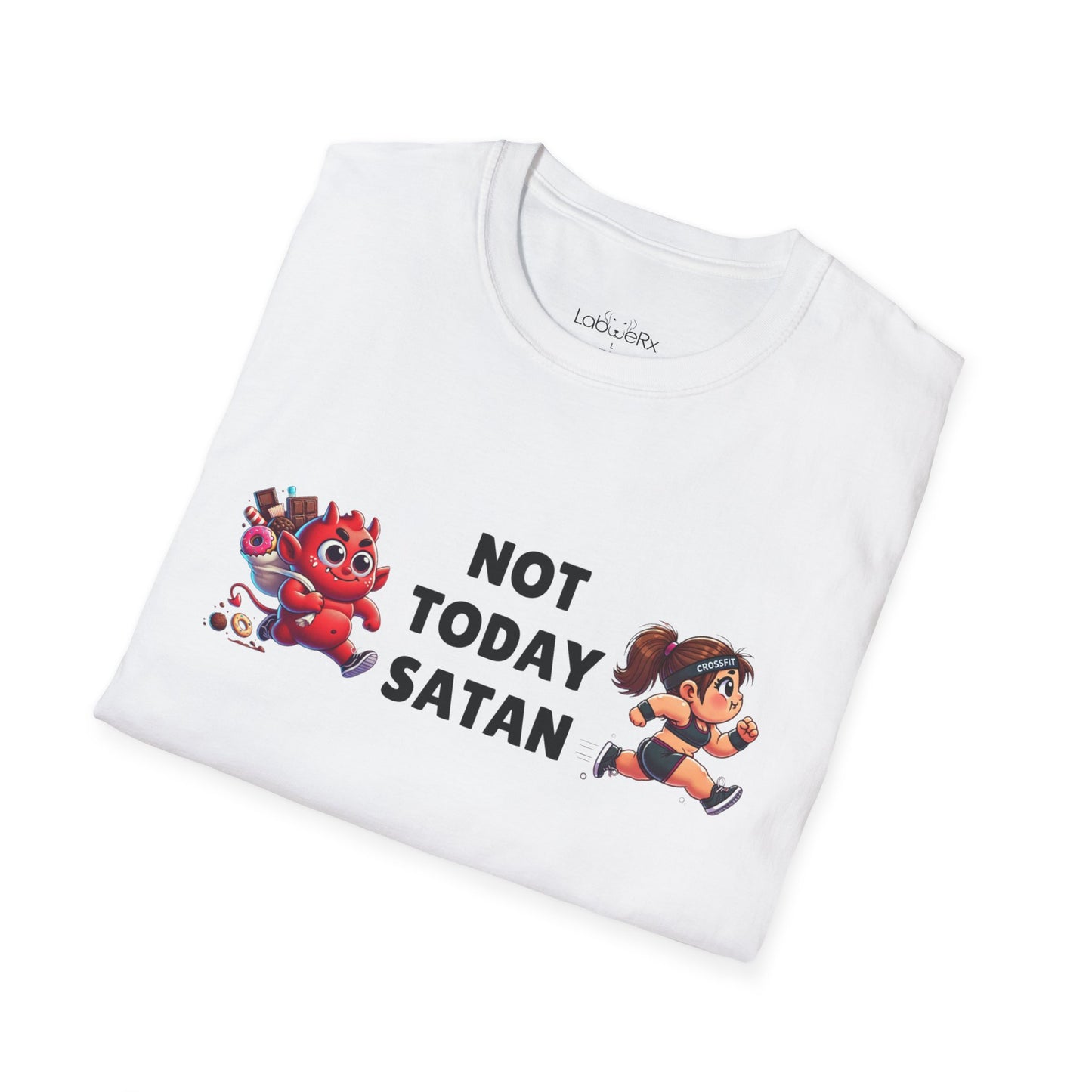 NOT TODAY SATAN (FEMALE) Male T-Shirt - Unisex
