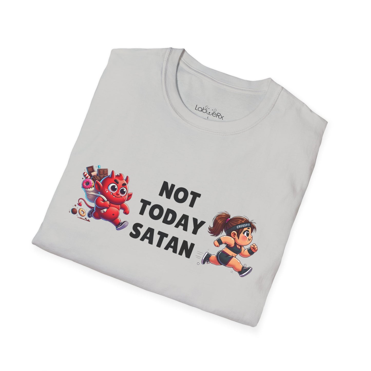 NOT TODAY SATAN (FEMALE) Male T-Shirt - Unisex