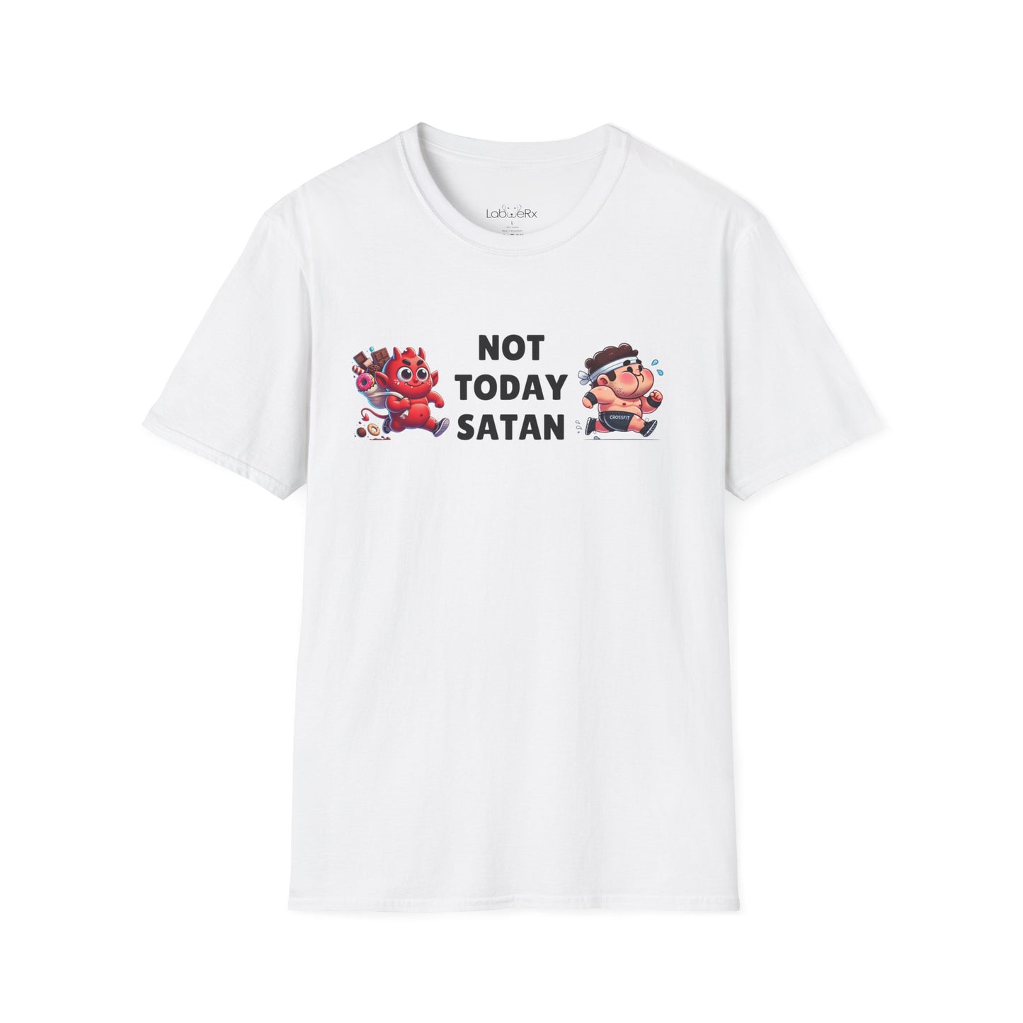 NOT TODAY SATAN (MALE) Male T-Shirt - Unisex
