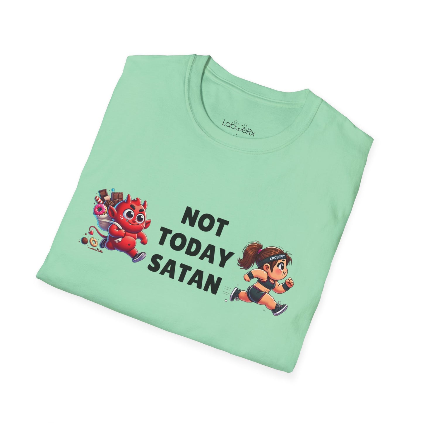 NOT TODAY SATAN (FEMALE) Male T-Shirt - Unisex
