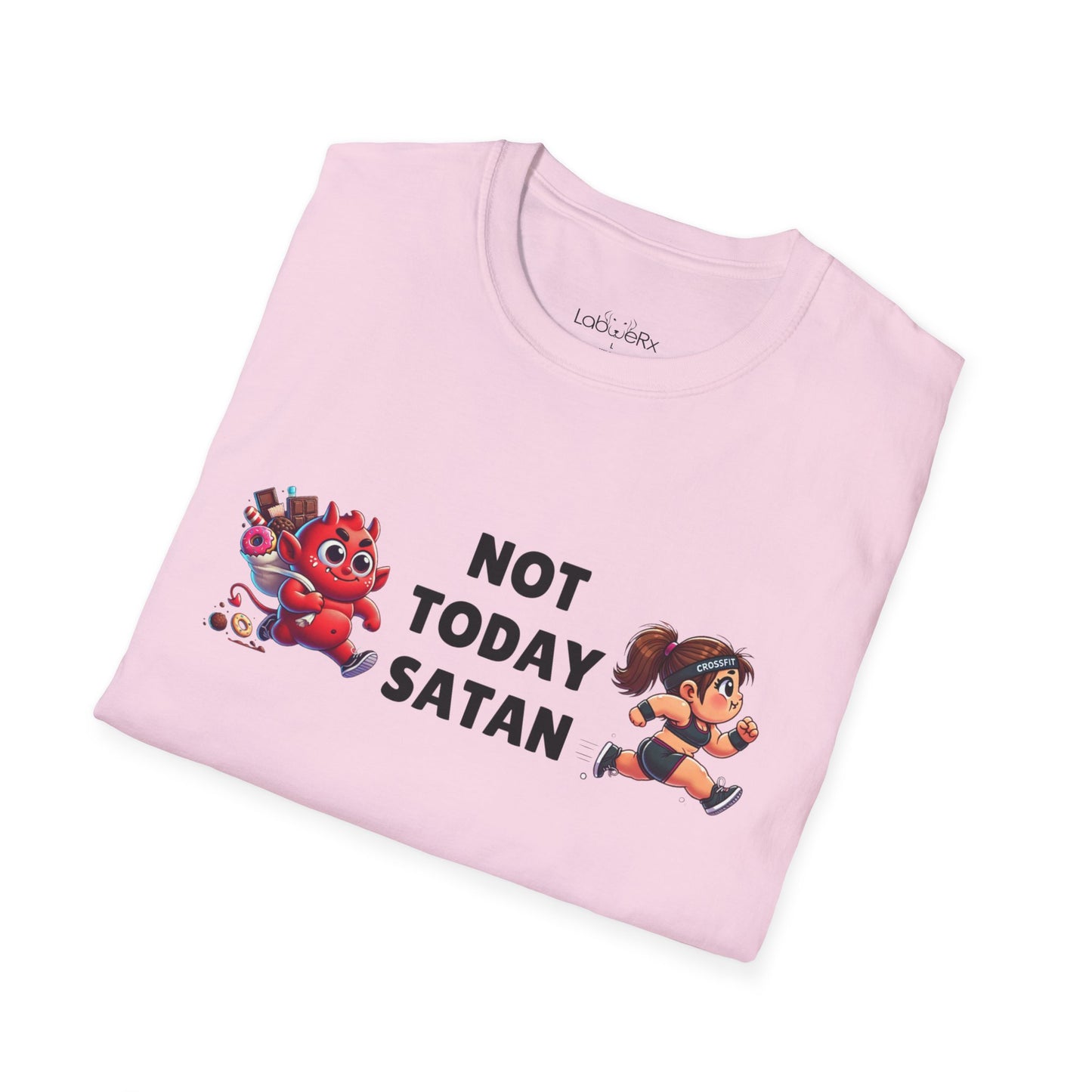 NOT TODAY SATAN (FEMALE) Male T-Shirt - Unisex