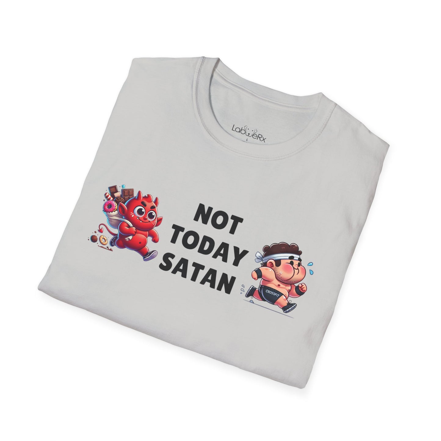 NOT TODAY SATAN (MALE) Male T-Shirt - Unisex