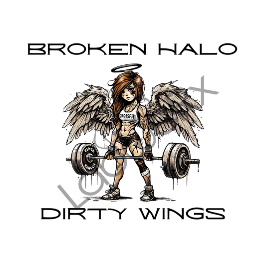BROKEN HALO - DIRTY WINGS - Art Download Only