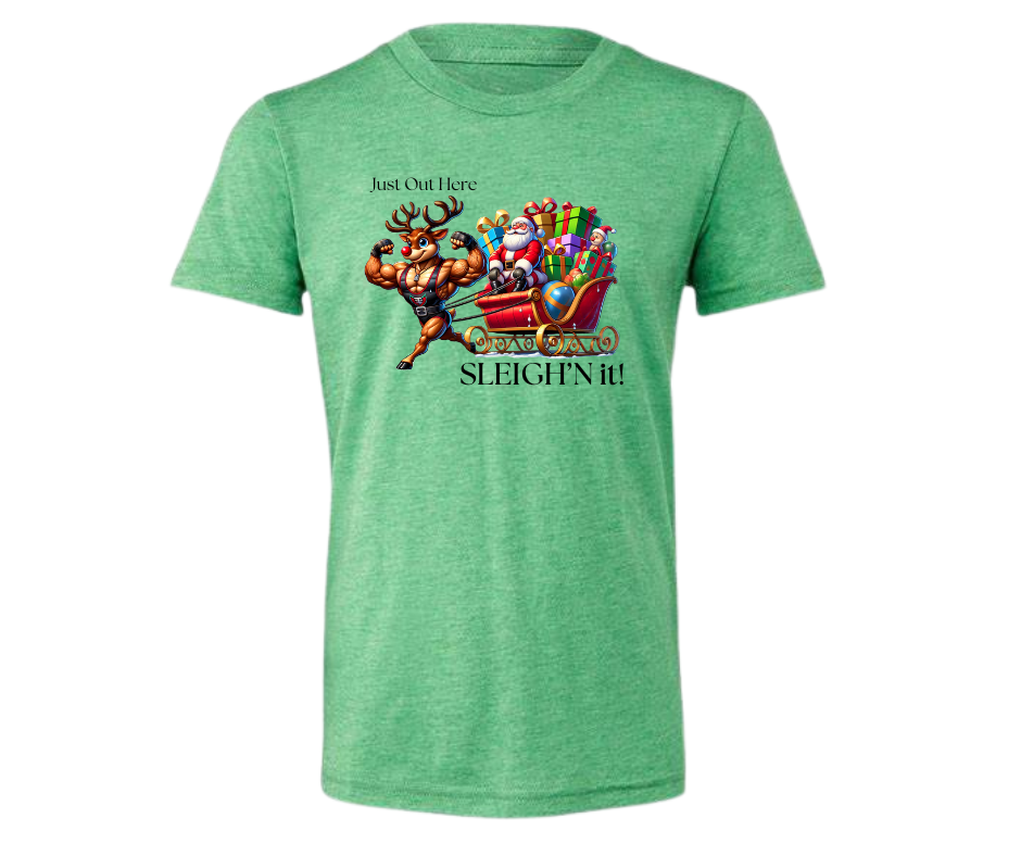 JUST OUT HERE SLEIGH'N IT! - Art Download Only