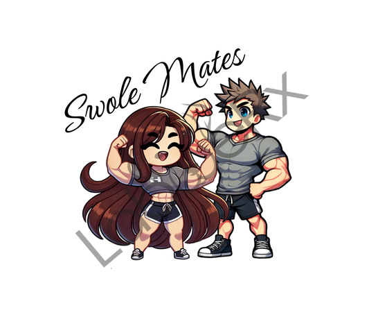 SWOLE MATES (Co-Ed Variant) - Art Download Only