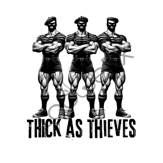 THICK AS THIEVES (Three Male Team Variant) - Art Download Only
