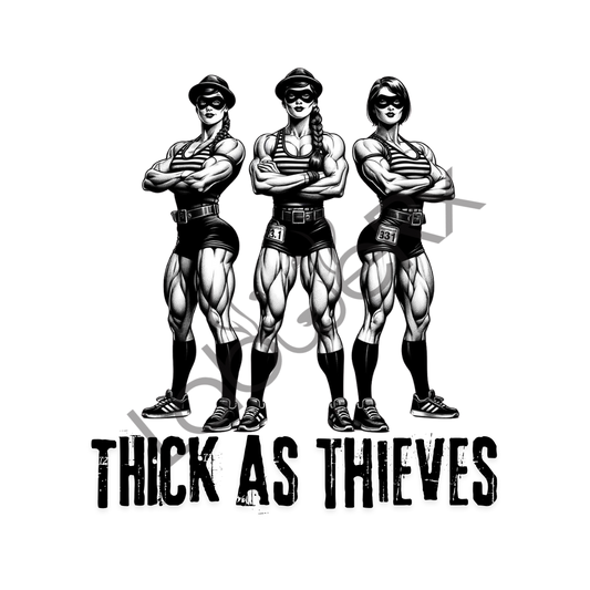 THICK AS THIEVES (Three Female Team Variant) - Art Download Only