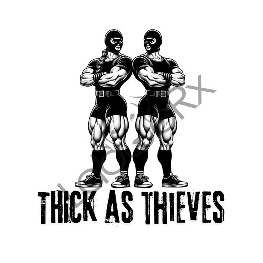 THICK AS THIEVES (Two Female Team Variant) - Art Download Only